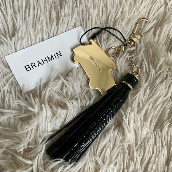 Brahmin Copa Car Tassel Black Melbourne NWT - Picture 3 of 4